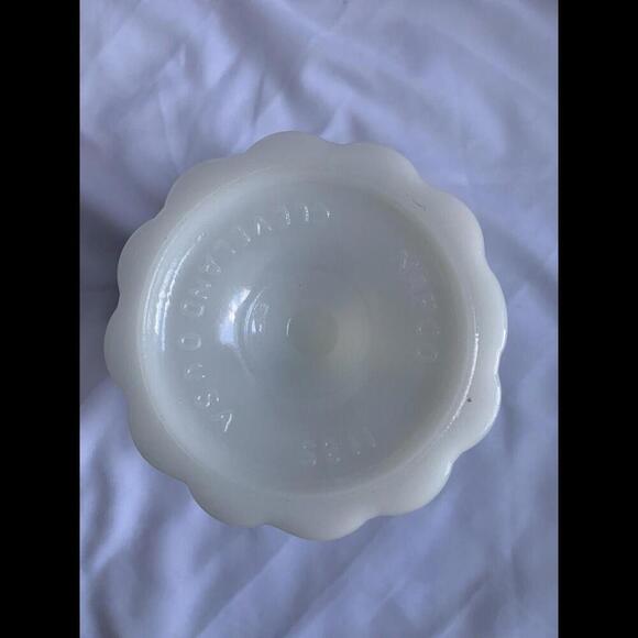 Cleveland Napco 1185 candy dish Milk Glass - Picture 8 of 15